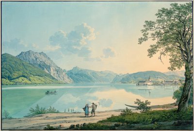 O Traunsee de Jakob Alt